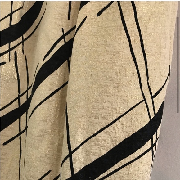 Girls from Savoy Cream, Gold Black Tube Dress - Picture 5 of 9